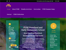 Tablet Screenshot of fusepreschool.com